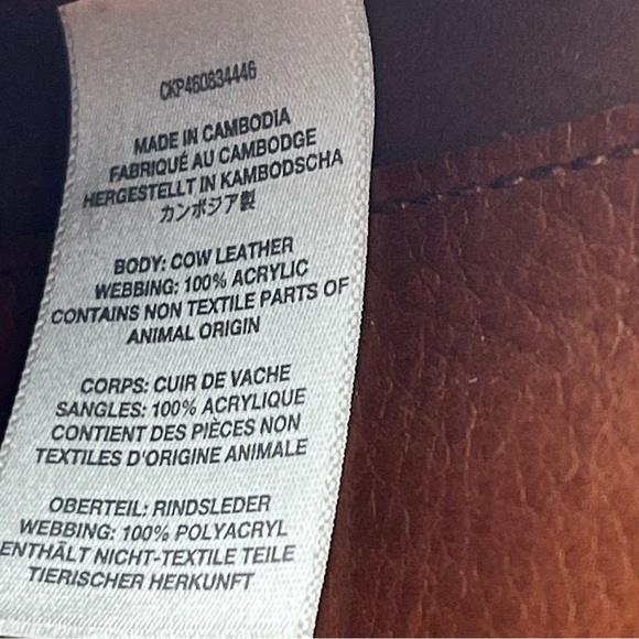 Madewell Leather Transport Camera Crossbody Bag Purse Brown Goldtone Hardware - Picture 6 of 6